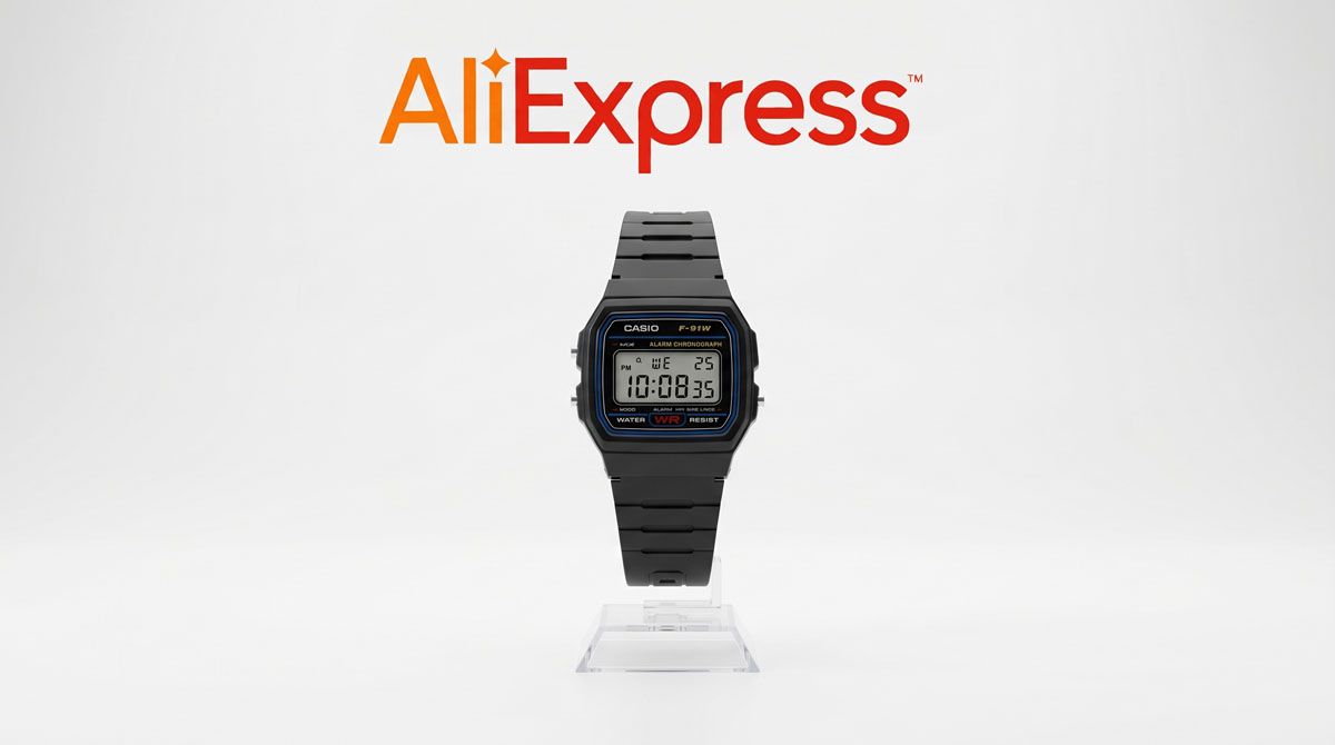 Guide d'achat : Casio F-91W sur AliExpress
